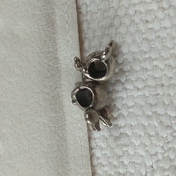 Vintage 925 Sterling Silver Pandora Minnie & Mickey Mouse - Picture 3 of 6